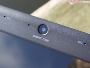 Die Details am Gehäuse sind eher zurückhaltend (Webcam).
