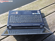 Die Eingabegeräte sind zweitklassig, aber noch ganz gut bedienbar.