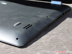 Die stark gewölbte Unterschale ...