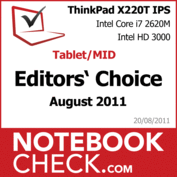 Award: ThinkPad X220T