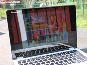 Die Reflexionen stören leider stark.