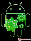 grünes Android-Männchen