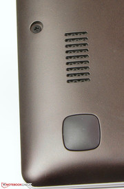 Die Lautsprecher befinden sich auf der Geräteunterseite.