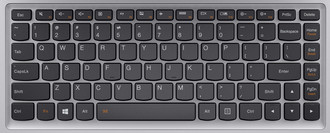 Die Tastatur ist unbeleuchtet. (Bild: Lenovo)