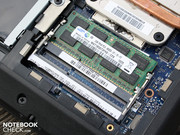 Im Testsystem steckte ein 2 GB DDR3 Riegel von Samsung.