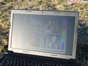 Leider nur 120 cd/m² im Akkubetrieb