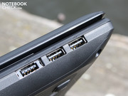 Neben vier USB-Ports gibt es zwar VGA aber kein HDMI.