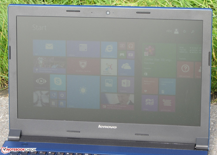 das Ideapad im Freien