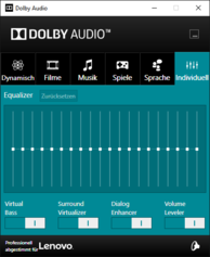 Dolby Audio Software - Equalizer