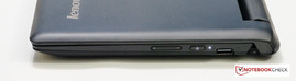 Lenovo IdeaPad Flex 10 von rechts