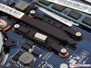 Die APU hingegen schon, hier liegt die Heatpipe an.