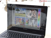 outdoor: Sonne indirekt, Spiegelung