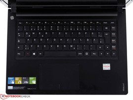 Tastatur: Anschlag federt, Fläche gibt nach