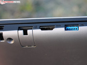 Keine Veränderung bei den Anschlüssen, ein USB 3.0 Port muss genügen, VGA gibt es nicht.