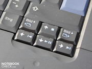 Die Tasten überzeugen mit einem sehr deutlichen Tastenhub und einen eindeutigen Druckpunkt.