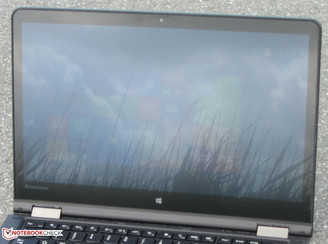 das Yoga 14 im Freien