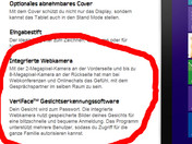 Kameraauflösung & Gesichtserkennung?