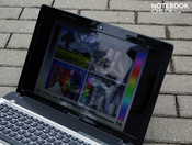 Sicht von Rechts, stark bewölkt