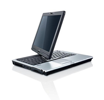 Das Lifebook T900 gibt es auf Wunsch auch mit Touchscreen aus Glas.