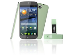 Das Liquid Jade kann mit dem Fitnessarmband Liquid Leap gekoppelt werden (Bild: Acer)