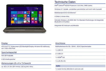 Medion Akoya E7226 MD 99420