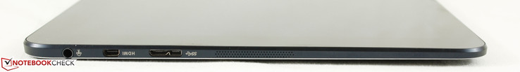 Rechts: 3,5-mm-Klinke, Micro-HDMI, Micro-USB 3.0
