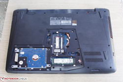 Zugang zu den wichtigsten upgradefähigen Bauteilen