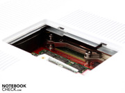 Hier können wir einen Blick auf die Heatpipe erhaschen.