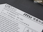 Der 15.6-Zoller nennt sich MSI CR620-i3525FD.