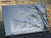 Ansicht von links, Sonne direkt