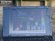 Ansicht frontal, Sonne direkt