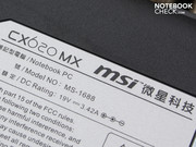 Die HD 545v des CX620MX kann auf Knopfdruck deaktiviert werden.