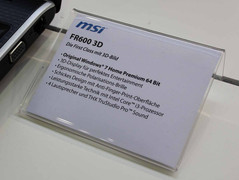 IFA 2010: MSI pimpt sein FX600 zum F660R mit 3D-Anzeige.
