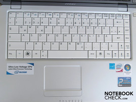 MSI X-Slim X340 Tastatur