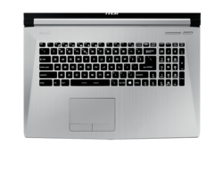 Tastatur und Touchpad (Bild: MSI)