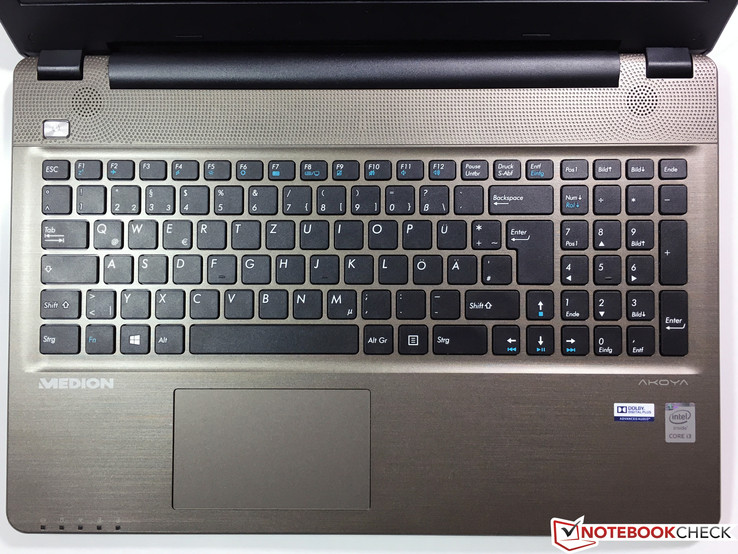 Tastatur und Touchpad