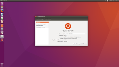 Ubuntu 16.04 LTS auf dem Akoya