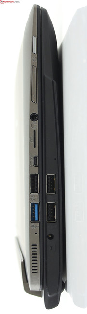 Medion Akoya P2211T: Anschlüsse wie bei den Großen. Bei vier USB-Ports bleiben kaum Wünsche offen.