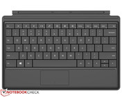 Das Type Cover ähnelt einer Notebook-Tastatur. (Bild: Microsoft)