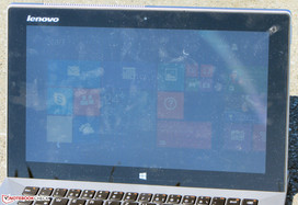 das Miix 2 im Außenbetrieb