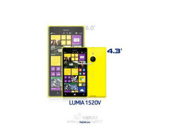 Ist ein kleineres Lumia 1520 in der Mache? (Bild: weibo.com)