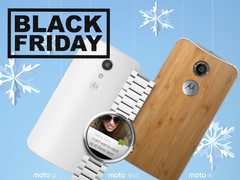Motorola: Black Friday Special Deals für Smartphones. Für die Moto 360 gibt es keinen Rabatt. 