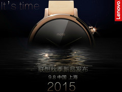 Motorola: Launch Event für die Smartwatches Moto 360S, 360L und 360 Sport am 8. September 
