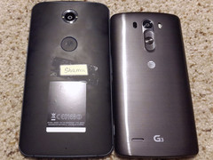 Google Nexus 6 aka Nexus X: Geleaktes Foto zeigt riesiges Shamu neben LG G3