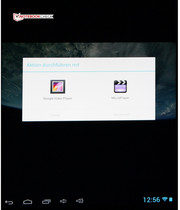 Man kann zwischen Movie Player oder Google Video Player wählen.