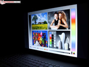 Das Full-HD IPS-Panel war bereits im N550JV-CN201H an Bord, der Kontrast ist hier aber geringer.