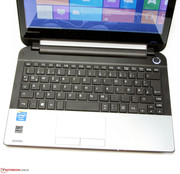 Gut: Toshiba setzt auf matte Oberflächen.