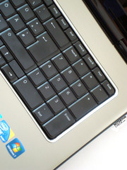 ...sondern auch über einen Nummernblock,...