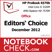 Award HP ProBook 6570B (B6P88EA#ABD)