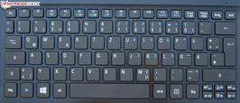 Acer verbaut eine Chiclet-Tastatur.